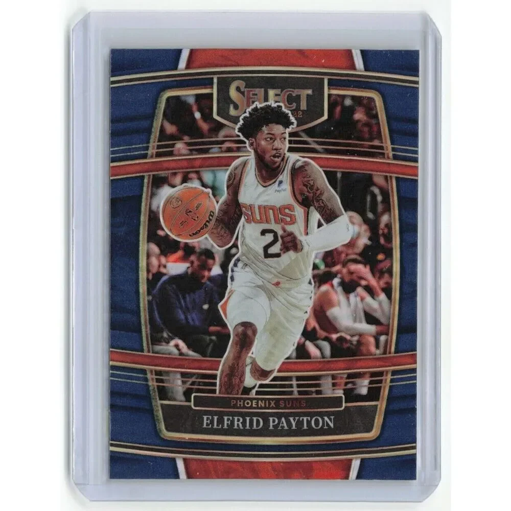 2021-22 Panini Select Elfrid Payton Blue Prizm #93 Phoenix Suns
